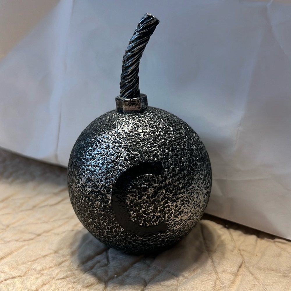 Initial Bomb Paperweight (C Bomb)